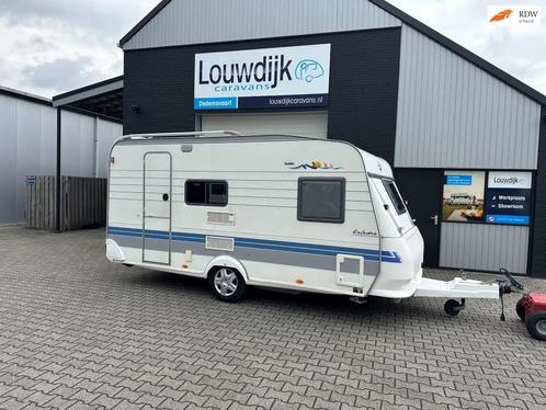 HOBBY Exclusive 440 SFE ’00 (Fransbed, Treinzit), Caravans en Kamperen, Caravans, Bedrijf, tot en met 4, 1000 - 1250 kg, Treinzit