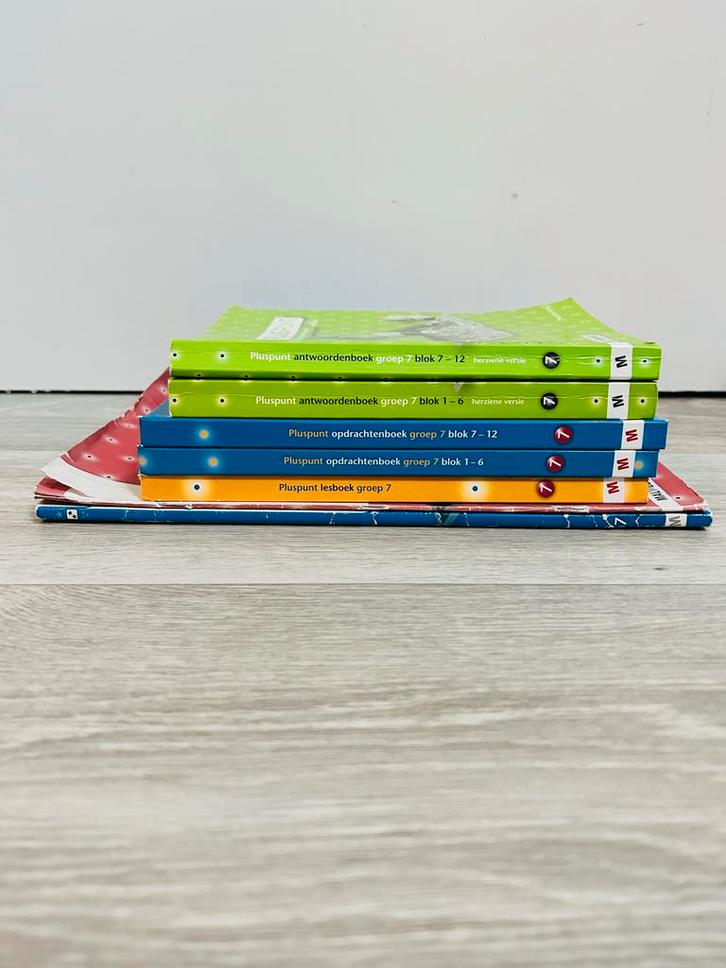 Pluspunt Rekenen Groep 7 - Complete Set, Boeken, Schoolboeken, Gelezen, Wiskunde A, Overige niveaus, Verzenden
