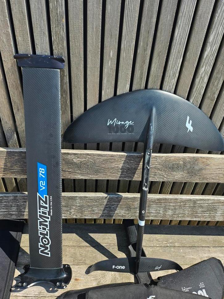 F-One Mirage 1000 Kitefoil + No Limitz Mast, Watersport en Boten, Kitesurfen, Foil, Ophalen of Verzenden