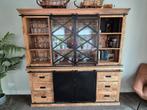 Mooie buffetkast mangohout 200x200x45, Huis en Inrichting, Kasten | Buffetkasten, Ophalen, 200 cm of meer, 150 tot 200 cm, Zo goed als nieuw