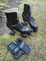 Zwarte rolschaatsen maat 38 - gebruikt, Sport en Fitness, Skeelers, Ophalen of Verzenden, Gebruikt, Overige typen
