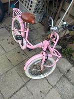 Roze kinderfiets Puck - 18 inch, Ophalen of Verzenden, Gebruikt, 16 inch, Handrem