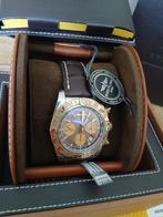 Breitling GMT chronomat 44mm. 18 karaat/ staal., Sieraden, Tassen en Uiterlijk, Horloges | Heren, Ophalen, Leer, Breitling, Polshorloge