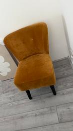 Fauteuil stoel okergeel, Huis en Inrichting, Fauteuils, Ophalen, Zo goed als nieuw