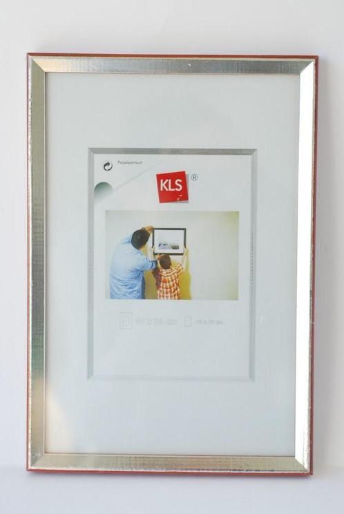 KLS fotolijst rood zilver 20x30 cm, Audio, Tv en Foto, Fotografie | Fotolijsten, Zo goed als nieuw, Verzenden