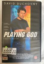 PLAYING GOD (EX RENTAL) (VHS), Cd's en Dvd's, VHS | Film, Vanaf 16 jaar, Ophalen of Verzenden, Zo goed als nieuw, Horror