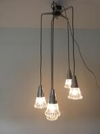 Vintage jaren 60 Cascade 5 spins hanglamp, Huis en Inrichting, Lampen | Hanglampen, Vintage jaren 60, Gebruikt, Ophalen of Verzenden