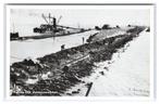 Zuiderzeewerken, Aanleg Dijk, Verzamelen, Ansichtkaarten | Nederland, Verzenden, 1940 tot 1960, Ongelopen, Flevoland