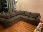 Ikea Ektorp hoekbank donkergrijs, Huis en Inrichting, Ophalen, Gebruikt, Stof
