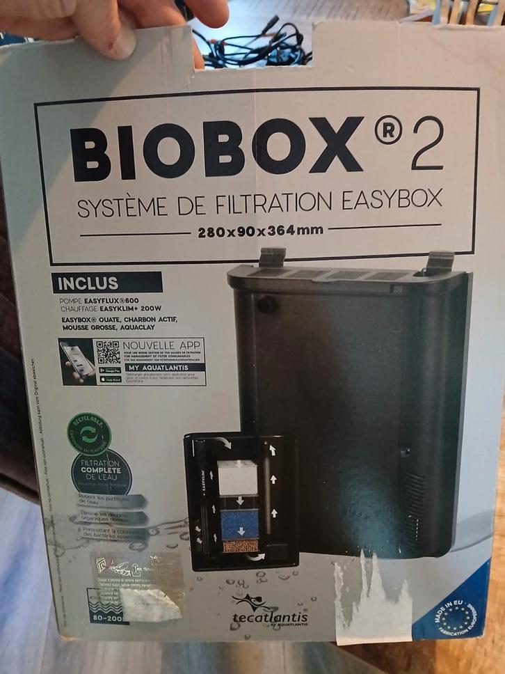 Biobox 2 filterpomp, Dieren en Toebehoren, Vissen | Aquaria en Toebehoren, Zo goed als nieuw, Filter of Co2, Ophalen