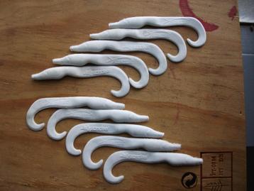 10 stuks Jelly Sandeel shad / roofvis shads /kunstaas shads  beschikbaar voor biedingen