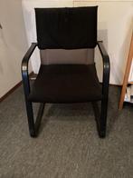 Bezoekersstoel, Huis en Inrichting, Stoelen, Ophalen, Gebruikt, Zwart, Kantoor