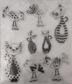 Clear stempels - Katten en Vogels, Ophalen of Verzenden, Nieuw, Clearstamp