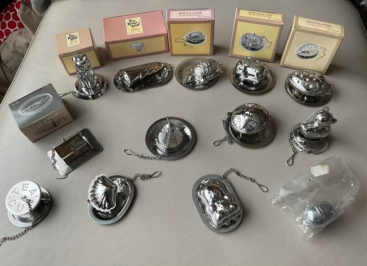 Collectie 13 Thee Eieren / Theezeefjes - Nieuwstaat, Huis en Inrichting, Keuken | Keukenbenodigdheden, Nieuw, Ophalen of Verzenden