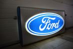 Ford lichtreclame lichtbak  dubbelzijdig zeldzaam!, Verzamelen, Gebruikt, Ophalen, Lichtbak of (neon) lamp