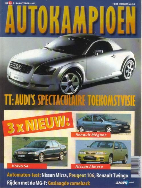 Autokampioen 20 1995 : Audi TT - Opel Corsa - Volvo S4 - MGF, Boeken, Auto's | Folders en Tijdschriften, Gelezen, Algemeen, Ophalen of Verzenden