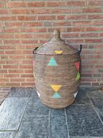 Afrikaanse wasmand zwart handgemaakt in Senegal Fairtrade, Ophalen of Verzenden, Nieuw