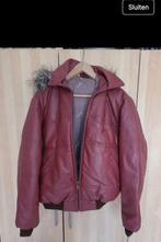 Vintage Berghaus leren jas met bontkraag, Maat 38/40 (M), Ophalen of Verzenden, Berghaus, Gedragen