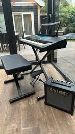 Keyboard set met versterker, Muziek en Instrumenten, Versterkers | Keyboard, Monitor en PA, Ophalen of Verzenden, Gebruikt, Minder dan 500 watt