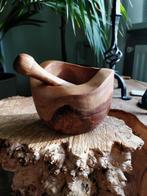 Bowls and Dishes Pure Olive Wood vijzel ø 14 cm olijfhout, Gebruikt, Ophalen of Verzenden