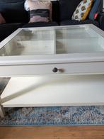 Witte salontafel, Huis en Inrichting, Tafels | Salontafels, 100 tot 150 cm, Zo goed als nieuw, Minder dan 50 cm, Rechthoekig
