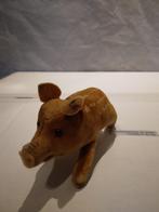 Vintage Steiff mini Zwijntje 7 cm hoog met knop, Ophalen of Verzenden