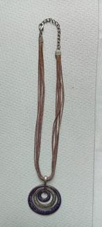 Houten Ketting met Bruine Kralen - Bohemian Stijl, Bruin, Nieuw, Ophalen of Verzenden, Overige materialen