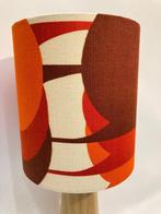 Retro lamp bruin oranje rood, 50 tot 75 cm, Ophalen of Verzenden, Zo goed als nieuw, Nvt