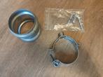Zinken (dubbele) wrong en bevestigingsbeugel 8 cm, Doe-het-zelf en Verbouw, Buizen en Afvoer, Afvoer, Nieuw, Ophalen of Verzenden