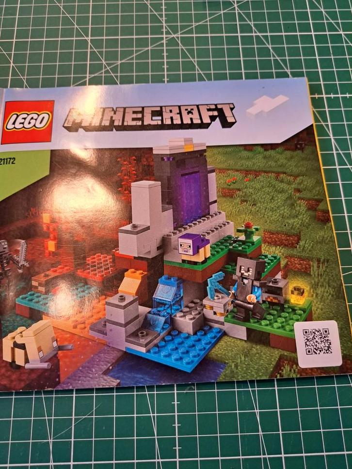 LEGO Minecraft Ruïneportaal (21172) - Losse Stenen, Kinderen en Baby's, Speelgoed | Duplo en Lego, Gebruikt, Lego, Losse stenen