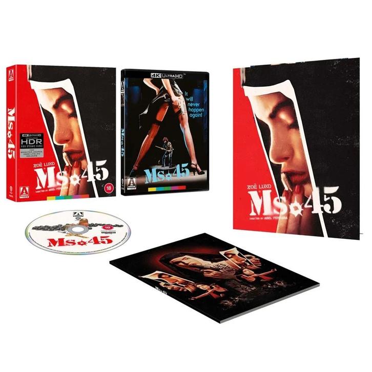 Ms .45 L.E. (Arrow Video) 4K UHD/Ultra HD Blu-Ray UK Geseald, Cd's en Dvd's, Blu-ray, Nieuw in verpakking, Actie, Ophalen of Verzenden