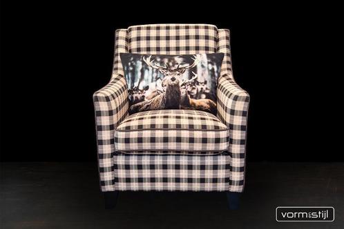 Exclusieve Baan fauteuil, Huis en Inrichting, Fauteuils, Zo goed als nieuw, Stof, 75 tot 100 cm, 75 tot 100 cm, Ophalen of Verzenden