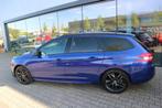 Peugeot 308 SW 1.2 PureTech GT-line AUTOMAAT NA € 16.450,0, Auto's, Peugeot, Gebruikt, 1199 cc, Blauw, Leder en Stof
