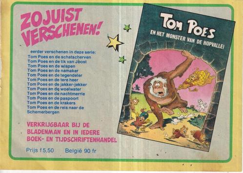 Retro reclame 1984 Tom Poes boek monster vallei, Verzamelen, Retro, Overige typen, Ophalen of Verzenden