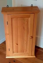 Grenen hangkastje met plankjes, Huis en Inrichting, Kasten | Computermeubels, Ophalen, 70 tot 120 cm, Zo goed als nieuw, Minder dan 40 cm