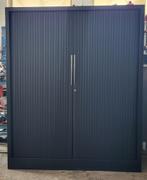 3 kasten Ronis roldeurkast archiefkast zwart 146 x 121 x 45, Huis en Inrichting, Ophalen, Gebruikt, 100 tot 150 cm, 100 tot 150 cm