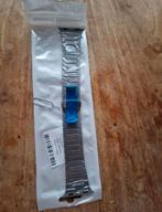 Zilverkleurig Horlogebandje, Ophalen of Verzenden, Nieuw, Staal, Overige merken