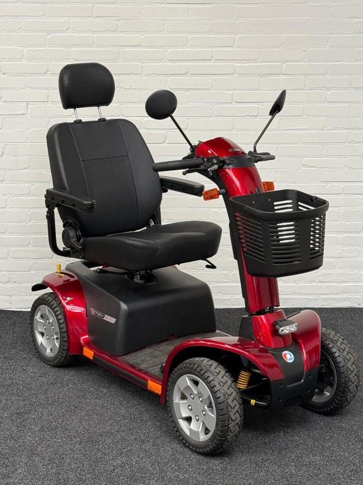 Scootmobiel - Pride Victory 130 XL met voetgas, Diversen, Brommobielen en Scootmobielen, Zo goed als nieuw, Pride, 36 t/m 45 km