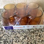 6 Duralex Thee Glazen., Ophalen of Verzenden, Overige stijlen, Kop(pen) en/of Schotel(s), Glas