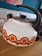 Fluitketel retro vintage oranje, Ophalen of Verzenden, Gebruikt