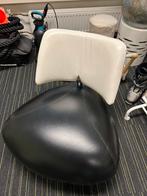 Leolux Pallone, zwart leer met witte rugleuning, Ophalen, Eenpersoons, Leer