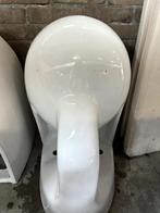 wc pot wit hangend, Ophalen, Gebruikt, Steen, Toilet