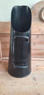 Emaille kolenkit zwart, Huis en Inrichting, Kachels, Ophalen, Gebruikt