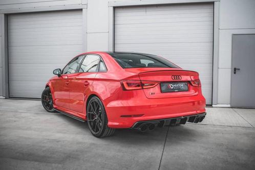 Voorlip sideskirt diffuser spoiler - A3 S3 S-Line 8V 13-16, Auto diversen, Tuning en Styling, Ophalen of Verzenden