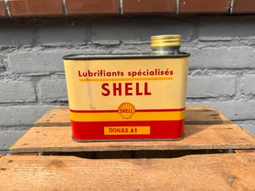 SHELL 1 liter olie blik beschikbaar voor biedingen