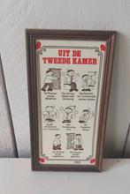 Decoratie wc toilet decoratie wandbordje tekstregels spreuk, Ophalen of Verzenden, Zo goed als nieuw