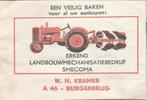 SMECOMA Kramer Burgerbrug - trekker tractor ploeg, Ophalen of Verzenden