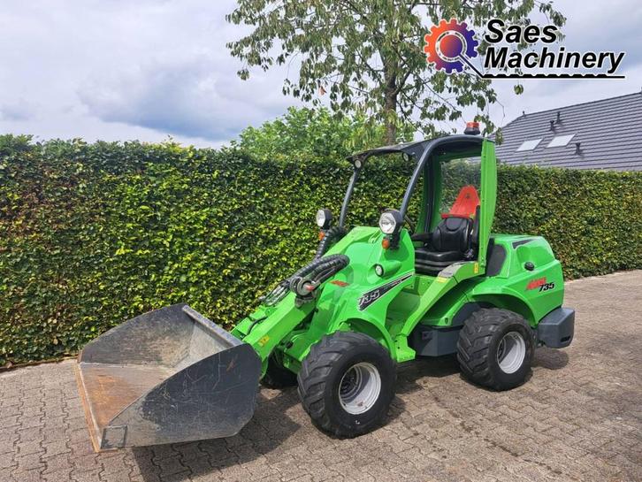 Avant 735 Optidrive kniklader - 2021, Zakelijke goederen, Machines en Bouw | Kranen en Graafmachines, Wiellader of Shovel