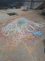 Touw van strobalen, Ophalen, Gebruikt, Groen