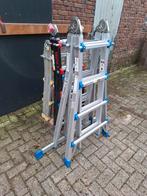 Vouwladder, Doe-het-zelf en Verbouw, Ladders en Trappen, Ophalen, Nieuw, 2 tot 4 meter